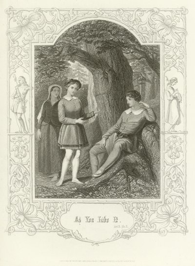 As You Like It, Act III, Scene ii by Joseph Kenny Meadows